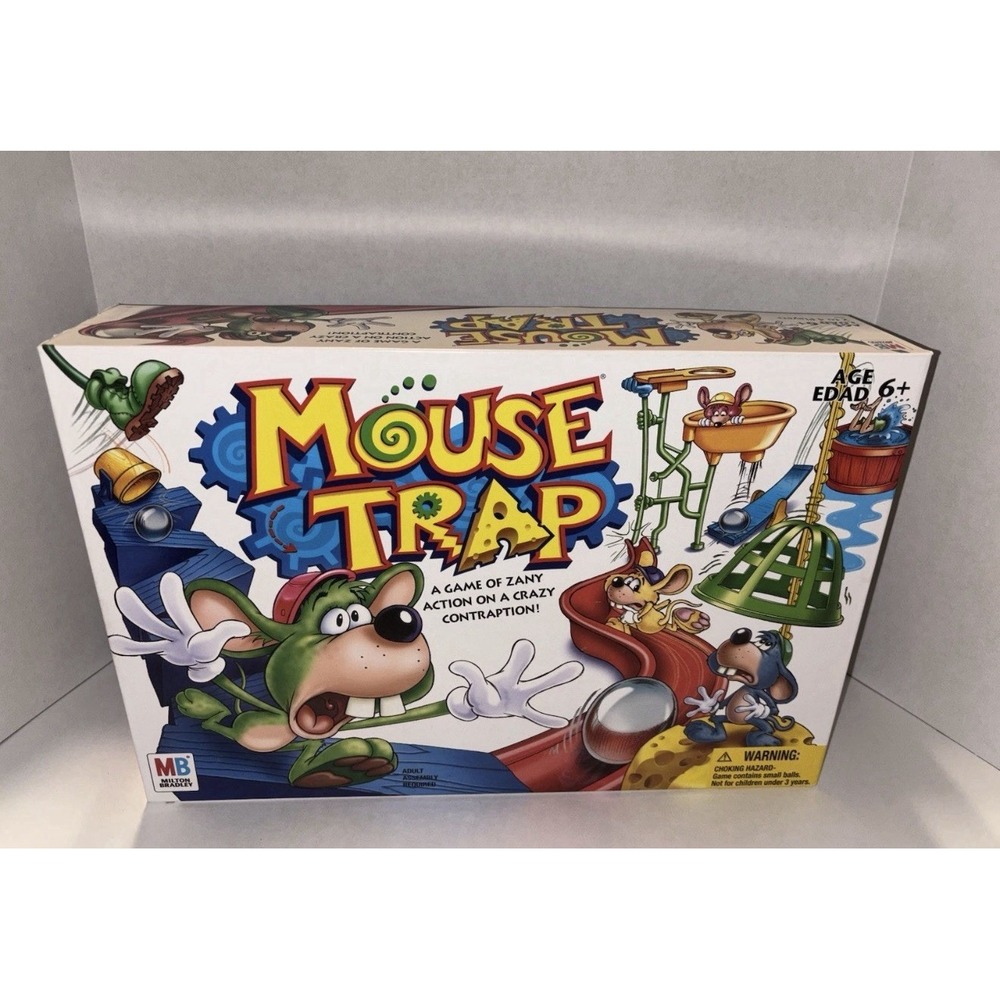 Mouse Trap By Milton Bradley A Game Of Zany Action On A Crazy Contraption!